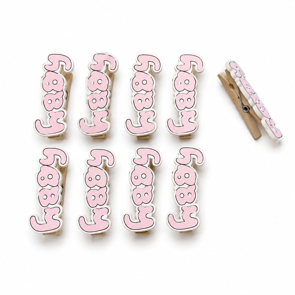BABY WOODEN CLIPS